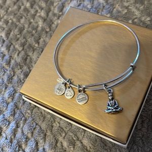 Alex and Ani Buddha (Energy) bracelet.